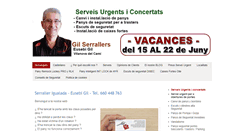 Desktop Screenshot of gilserrallers.net